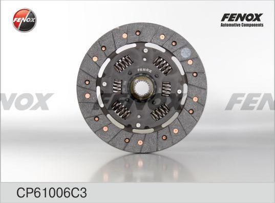 Диск сцепления Fenox. Артикул CP61006C3
