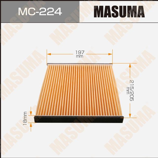 Салонный фильтр Masuma для Toyota Porte I 2004-2012. Артикул MC-224