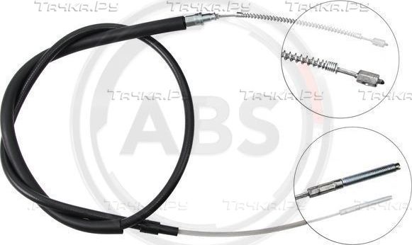 Трос ручника (тросик ручного тормоза) ABS. Артикул K11416