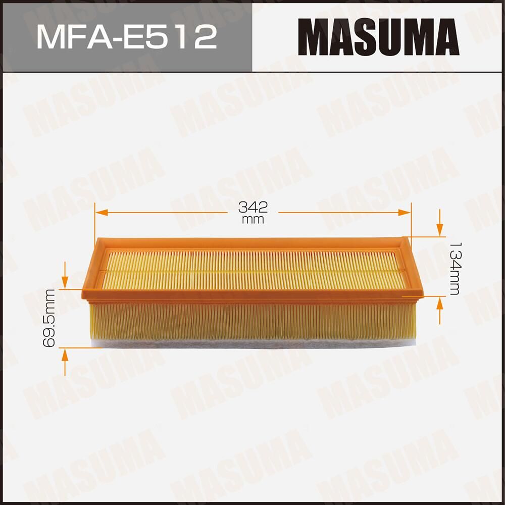 Воздушный фильтр Masuma. Артикул MFA-E512