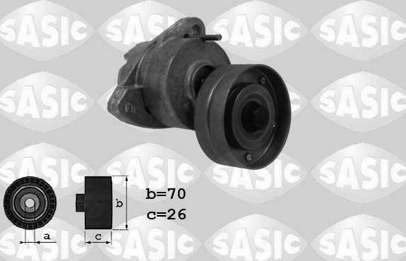 Натяжной ролик (натяжитель) приводного клинового зубчатого ремня Sasic. Артикул 1626070