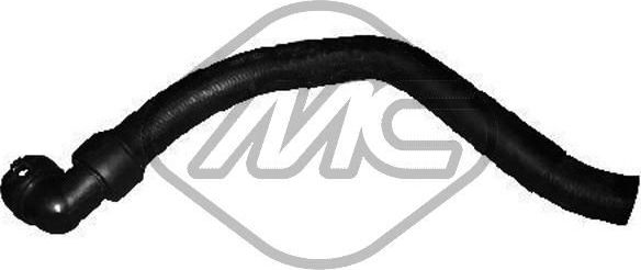 Патрубок радиатора (системы охлаждения) Metalcaucho. Артикул 09417