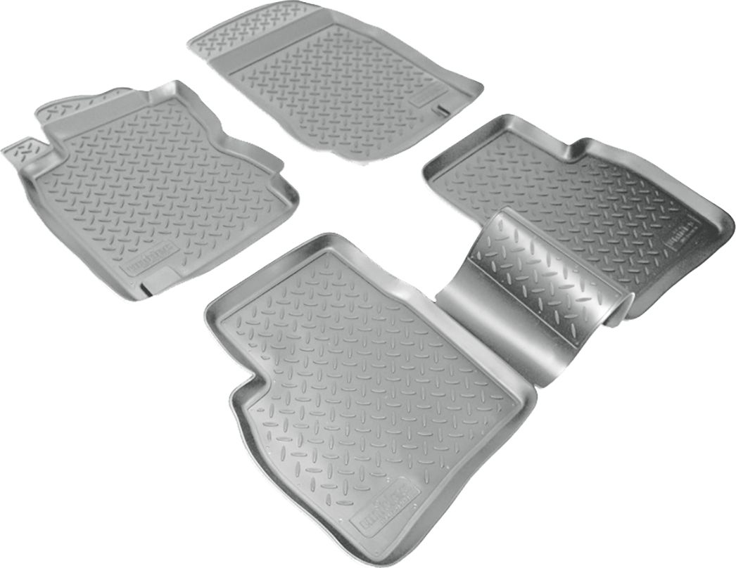 Коврики 3D Норпласт для салона Nissan Note 2006-2013 Серые. Артикул NPL-Po-61-31-G