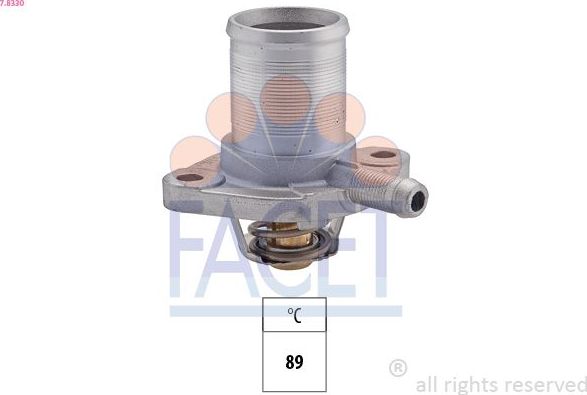 Термостат Facet Made in Italy - OE Equivalent для Renault Clio I 1996-1998. Артикул 7.8330