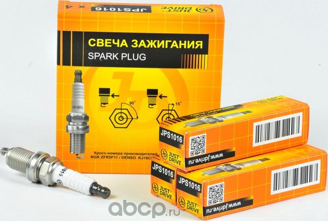 Свеча зажигания /ZFR5F11/KJ16CRL11 (Just Drive). Артикул JPS1016
