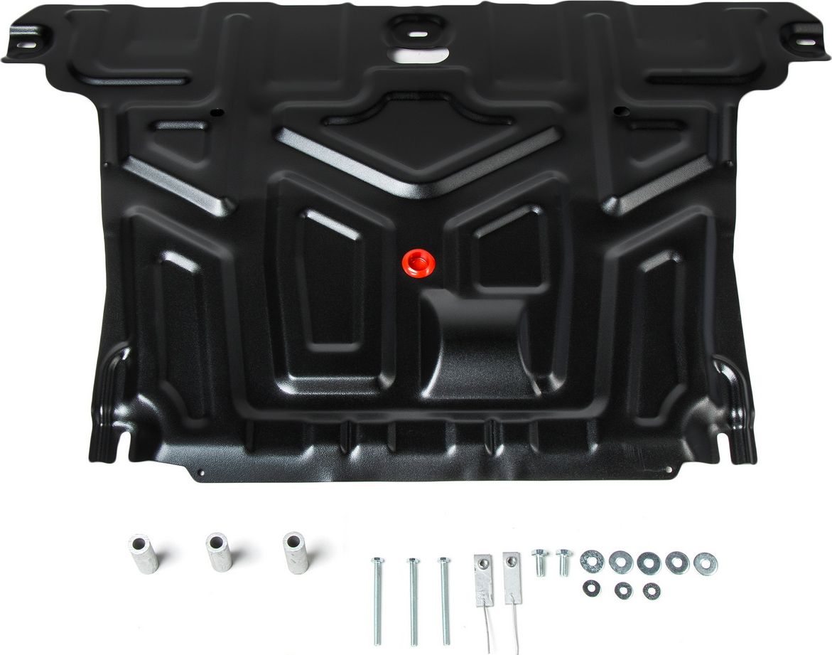 Защита АвтоБРОНЯ для картера и КПП Hyundai Creta I 2016-2021. Артикул 111.02366.1