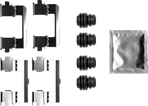 АВТОЗАПЧАСТЬКОМПЛЕКТ МОНТАЖНЫЙ ДИСКОВОГО ТОРМОЗА Textar. Артикул 82551000