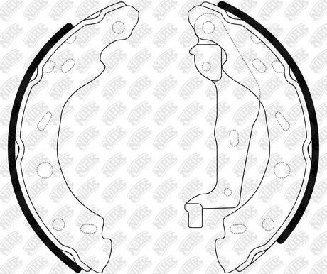 Тормозные колодки NiBK задние для Smart Fortwo II (W451) 2007-2015. Артикул FN31001