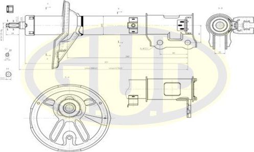 Амортизатор G.U.D.. Артикул GSA332108