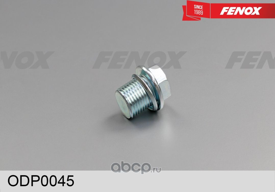 Пробка резьбовая SUBARU M16x1.5 (Fenox). Артикул ODP0045