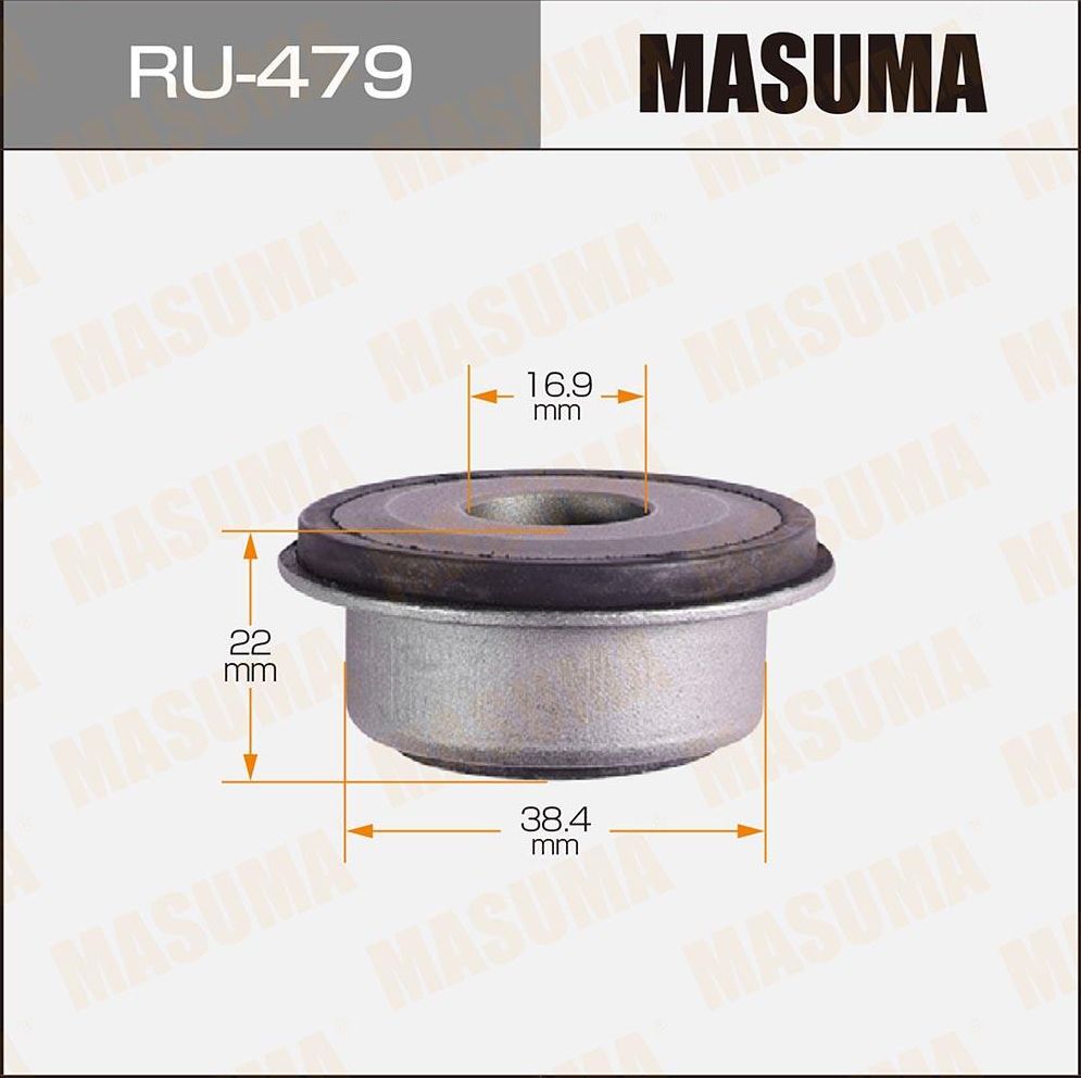 Сайлентблок заднего рычага подвески Masuma. Артикул RU-479