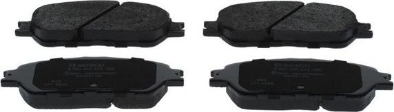 Тормозные колодки Bosch (Low-Metallic) передние для Lexus ES III 1996-2003. Артикул 0 986 495 373