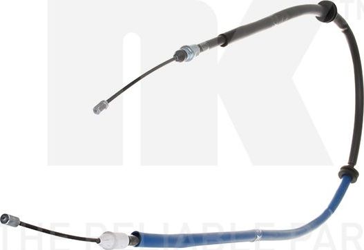 Трос ручника (тросик ручного тормоза) NK правый для Renault Kangoo I 2001-2008. Артикул 9039134