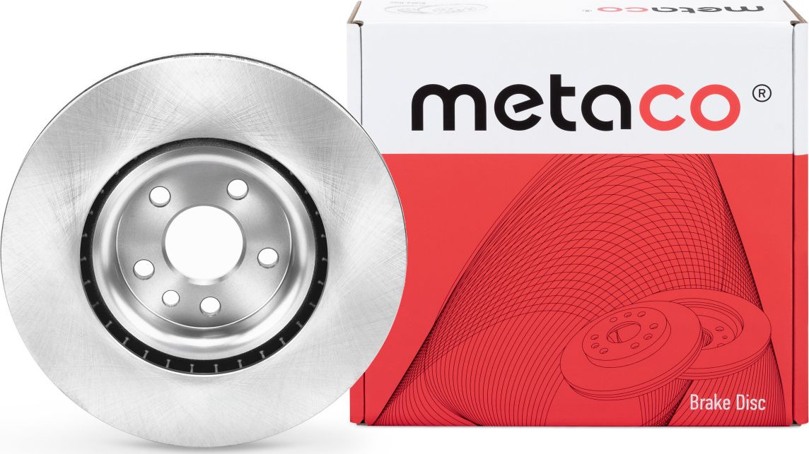 Диск тормозной передний вентилируемый (Metaco). Артикул 3050462