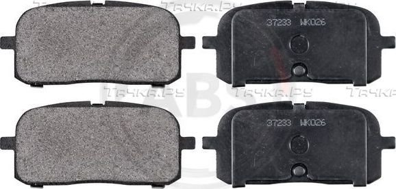 Тормозные колодки ABS задние для Toyota Cynos II (L52, L54) 1997-1999. Артикул 37233