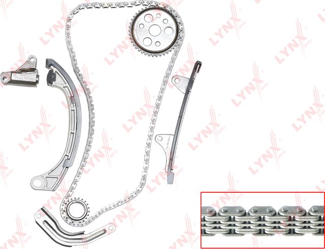 Цепь ГРМ LYNXauto для Toyota Echo 1999-2005. Артикул TK-0036
