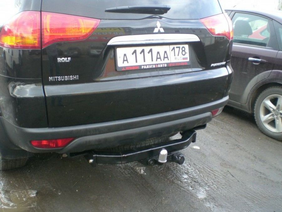 Фаркоп Baltex для Mitsubishi Pajero Sport III до рестайлинга 2016-2020. Фланцевое крепление. Артикул MP102