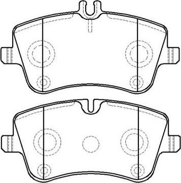 Тормозные колодки HSB. Артикул HP5191