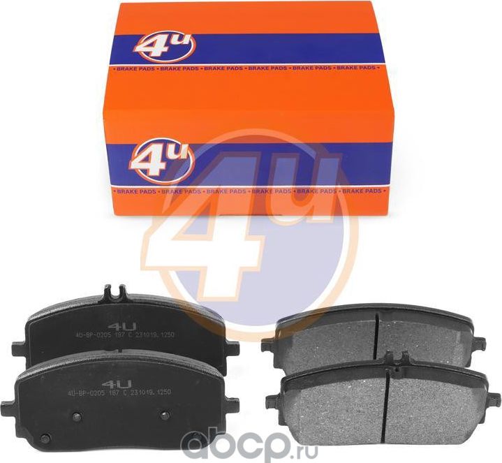 КОЛОДКИ ПЕР MERCEDES-BENZ G-CLASS (W463) A-CLASS (W177) A-CLASS SALOON (V177) GL (4U). Артикул 4UBP0205