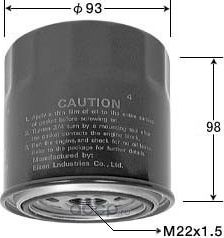 ФИЛЬТР МАСЛЯНЫЙ VIC C-417!!!! VIC. Артикул C417