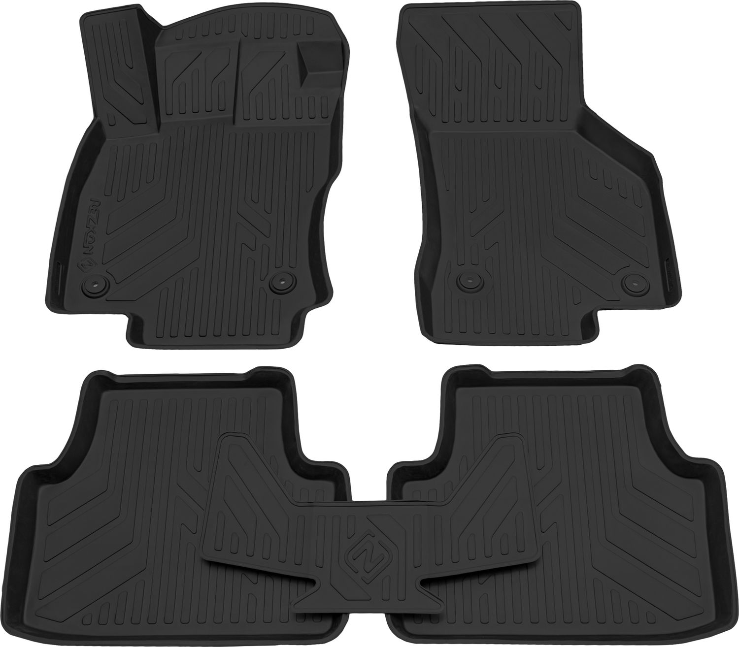 Коврики полиуретанновые Rezkon для салона Skoda Octavia A7 2013-2020. Артикул 0530010200