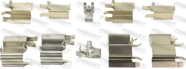 Комплект монтажный тормозных колодок Febest. Артикул 0103-ACA2F
