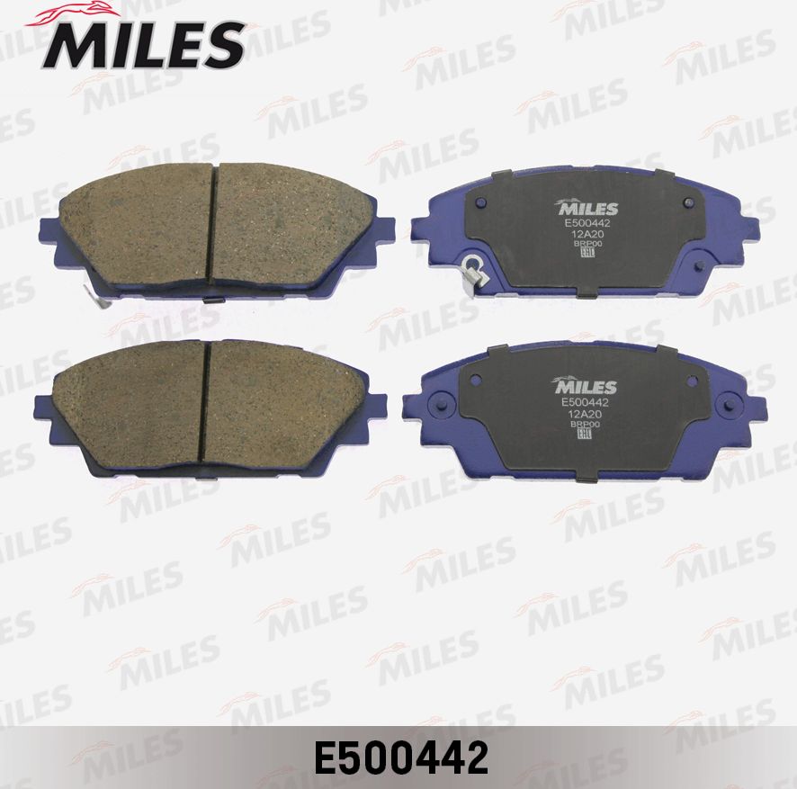 Тормозные колодки Miles (Керамика). Артикул E500442