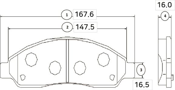 Тормозные колодки CTR передние для Isuzu Elf (N-Series) V (NKR8_, NKQ8_) 2003-2007. Артикул GK0406