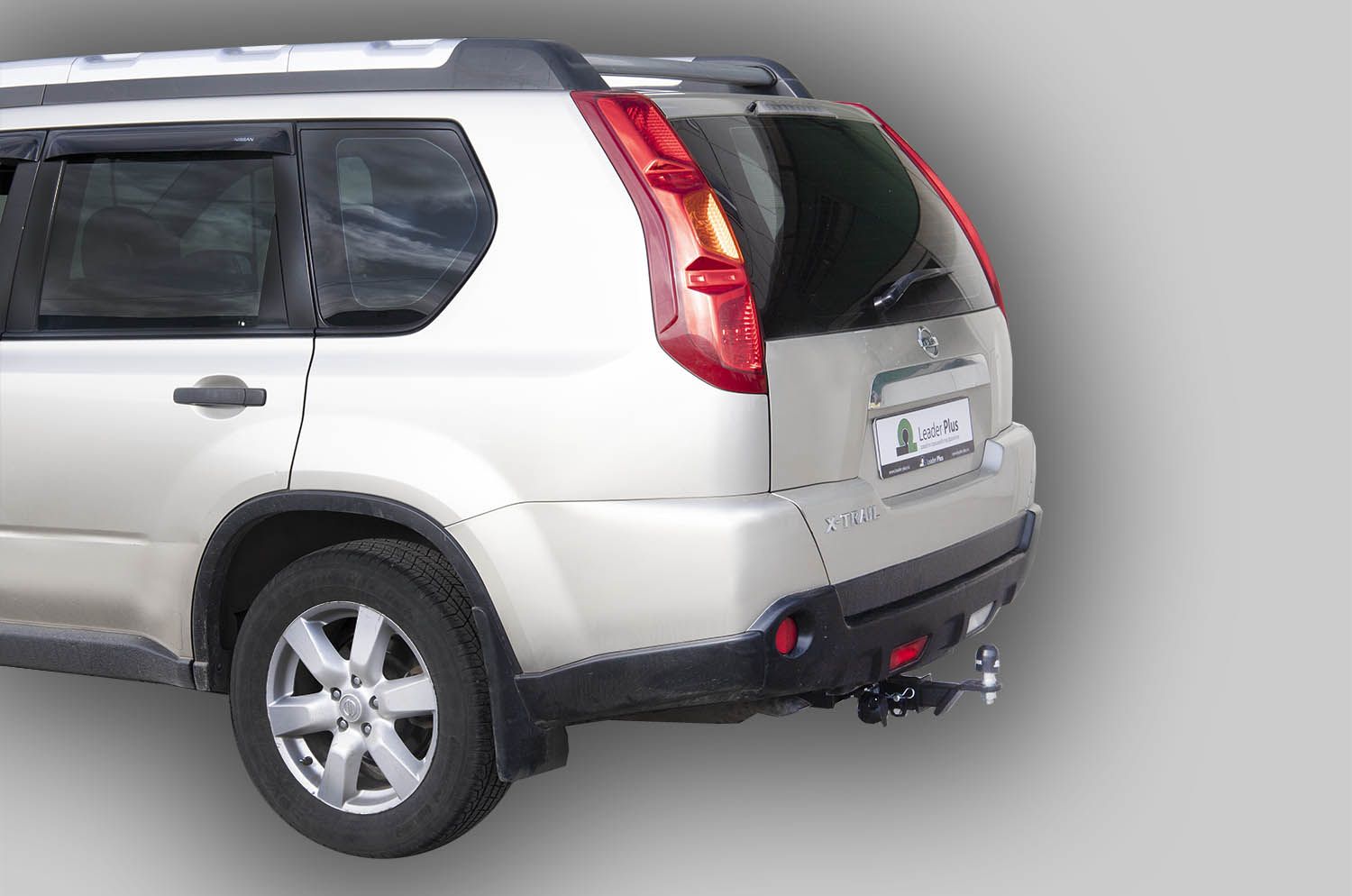 Фаркоп Лидер-Плюс под американский квадрат для Nissan X-Trail T31 2007-2014. Артикул N103-E