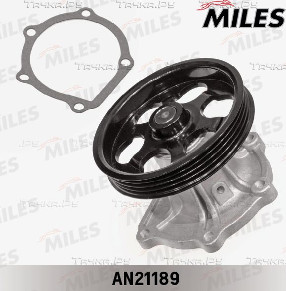 Помпа (водяной насос) Miles для Toyota Cynos II (L52, L54) 1995-1999. Артикул AN21189
