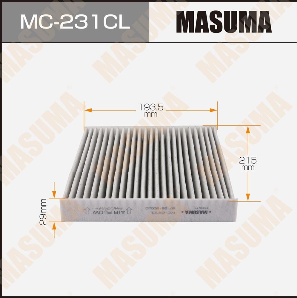 Салонный фильтр Masuma для Lexus GS III 2005-2011. Артикул MC-231CL