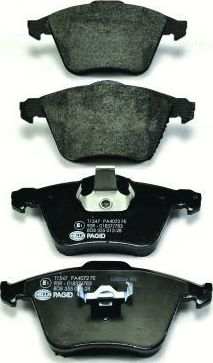 Тормозные колодки Hella. Артикул 8DB 355 012-281