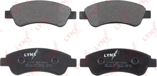 Тормозные колодки LYNXauto. Артикул BD-2201