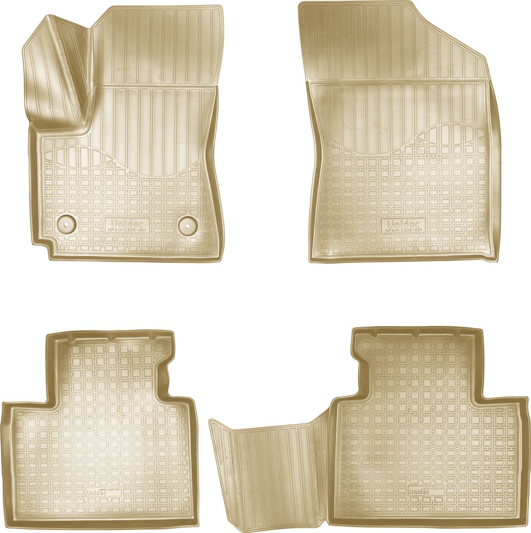 Коврики 3D Норпласт для салона FAW Besturn X40 2016-2026 БЕЖЕВЫЕ. Артикул NPA11-C205-051-B