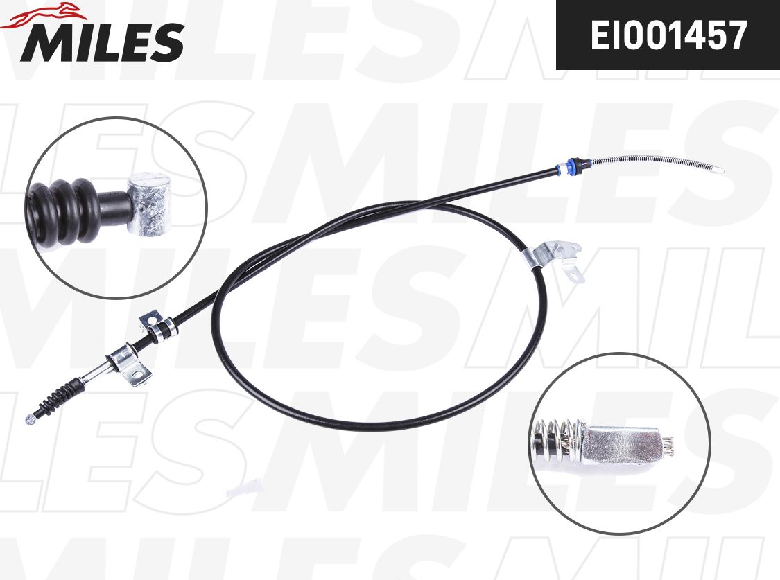 Трос ручника (тросик ручного тормоза) Miles. Артикул EI001457