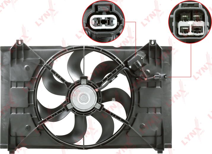Вентилятор радиатора двигателя LYNXauto. Артикул RF-1415