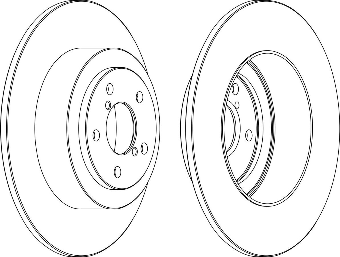 Тормозной диск Ferodo Premier. Артикул DDF1647C