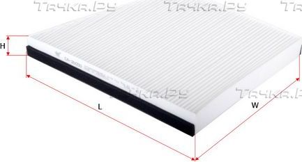 Салонный фильтр Sakura. Артикул CA-26050