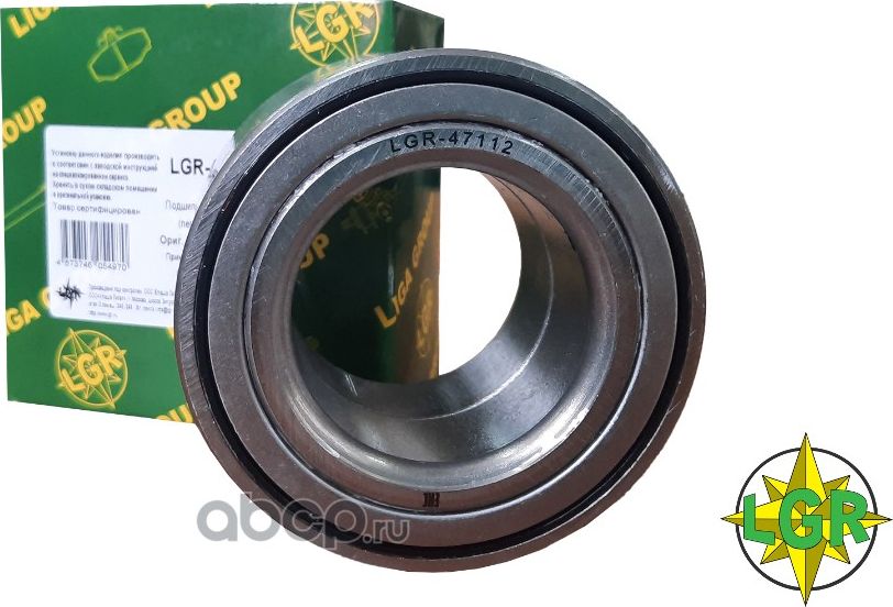 Подшипник ступицы (перед.) LGR-47112 для а/м NISSAN PRIMERA, X-TRAIL LGR. Артикул LGR47112