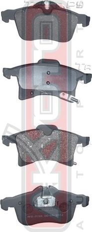 Тормозные колодки Akyoto Packing AKYOTO передние для Opel Combo C 2001-2012. Артикул AKD-0355