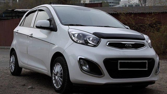 Дефлектор SIM для капота Kia Picanto II 2011-2026. Артикул SKIPIC1112