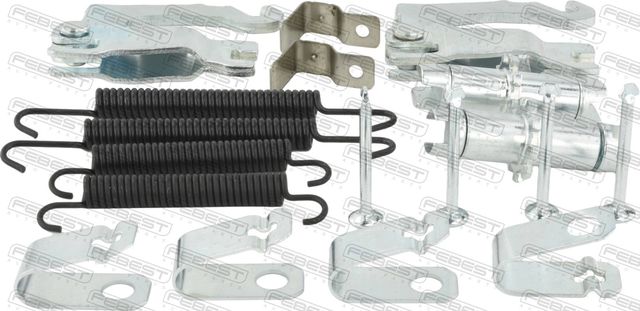 Монтажный комплект барабанных колодок на обе стор Febest. Артикул 1204-H1R-KIT