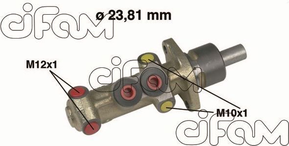 Тормозной цилиндр главный Cifam (Чугун). Артикул 202-223