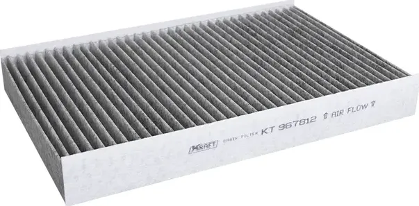 Фильтр салонный (угольный) Citroen С2 (03-10), СЗ (09-), С4 (04-) / Peugeot 1007 (Kraft). Артикул KT967812