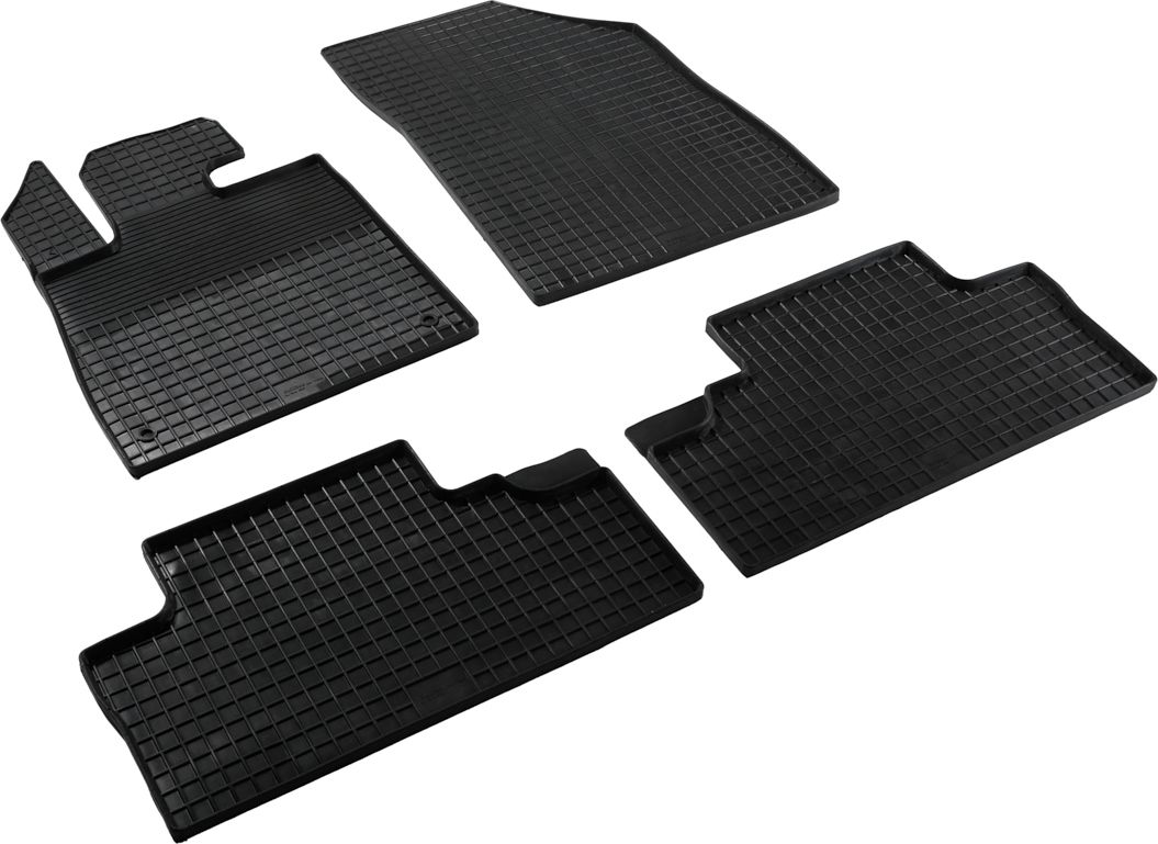 Коврики резиновые Seintex с узором сетка для салона GAC GS3 2024-2026 . Артикул 317083