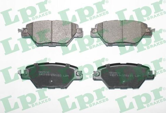 Тормозные колодки LPR задние для Mazda CX-9 II 2016-2026. Артикул 05P2110