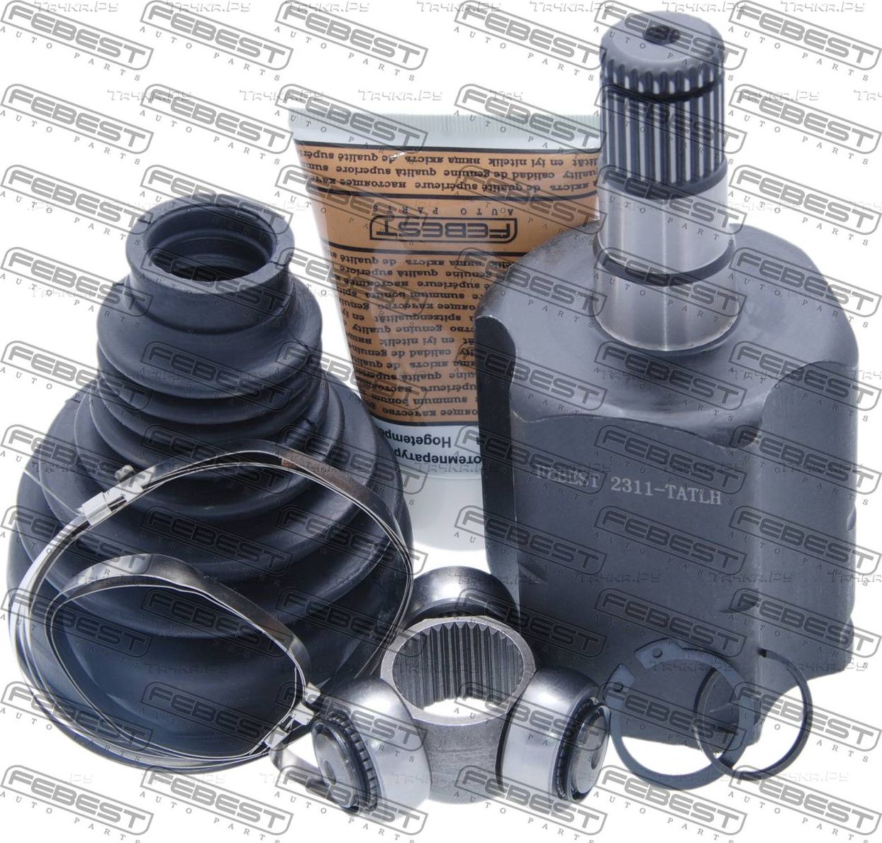 Шрус внутренний (граната) Febest передний левый для Volkswagen Passat B6 2009-2010. Артикул 2311-TATLH