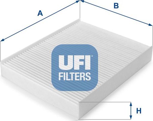 Салонный фильтр UFI. Артикул 53.076.00
