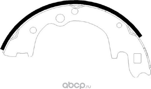Тормозные колодки HSB. Артикул HS0011