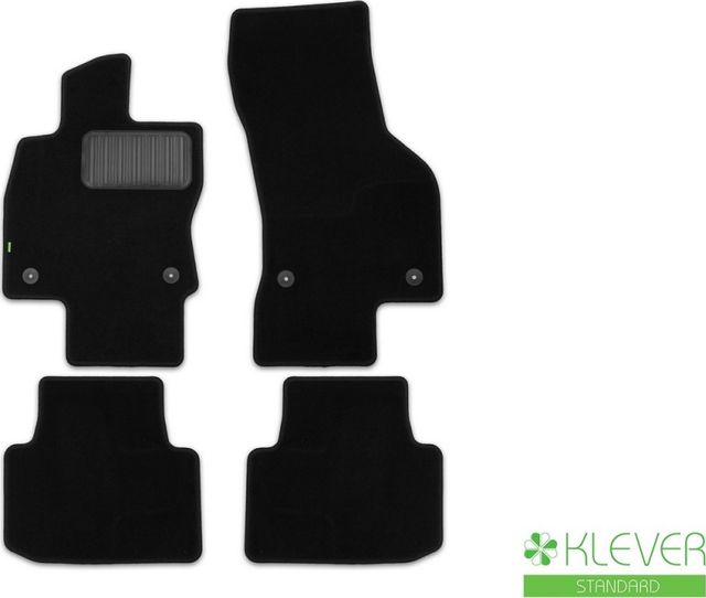 Коврики Klever Standard для салона Volkswagen Passat B8 седан, универсал 2015-2026. Артикул KLEVER02514601210kh